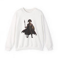 Copy of Spartan Warrior Crewneck Sweatshirt — Chez Cares Crest Back Graphic