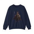 Spartan Warrior Crewneck Sweatshirt — Ancient Greek Soldier Graphic