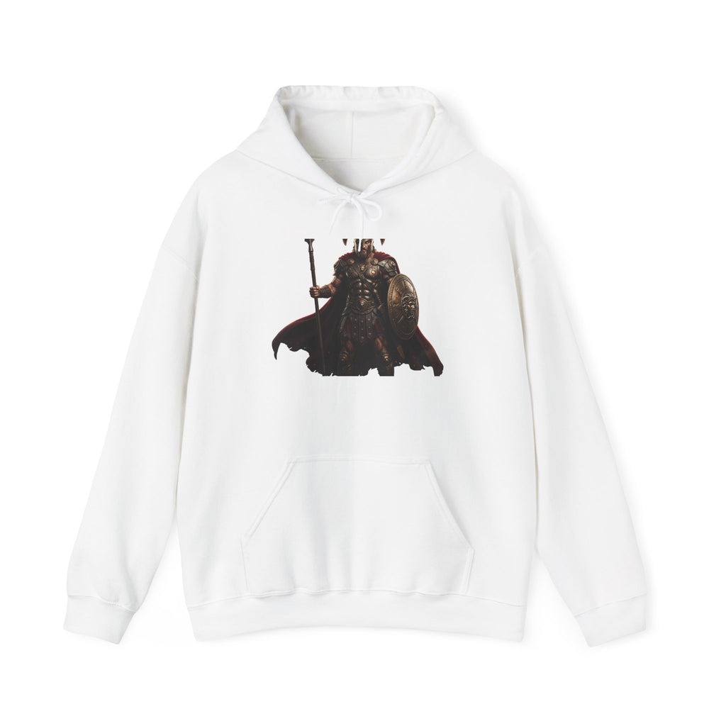 Viking King Graphic Hoodie — Norse Warrior Cloak & Helm Sweatshirt