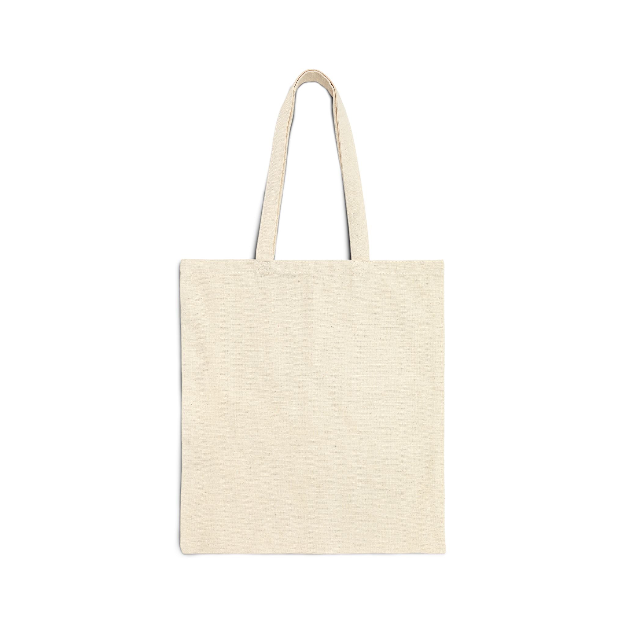 Spartan Warrior Canvas Tote Bag – Ancient Spartan Helmet & Spear Silhouette